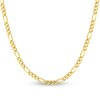 Thumbnail Image 1 of Solid Figaro Chain Necklace 14K Yellow Gold 18&quot; 4.75mm
