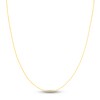 Thumbnail Image 1 of Square Solid Wheat Chain Necklace 14K Yellow Gold 18" 0.85mm