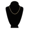 Thumbnail Image 4 of Square Solid Wheat Chain Necklace 14K Yellow Gold 18" 0.85mm