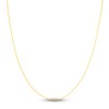 Thumbnail Image 1 of Square Solid Wheat Chain Necklace 14K Yellow Gold 20" 0.85mm