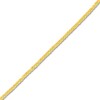 Thumbnail Image 2 of Square Solid Wheat Chain Necklace 14K Yellow Gold 20" 0.85mm