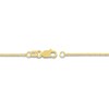 Thumbnail Image 3 of Square Solid Wheat Chain Necklace 14K Yellow Gold 20" 0.85mm