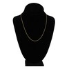 Thumbnail Image 4 of Square Solid Wheat Chain Necklace 14K Yellow Gold 20" 0.85mm
