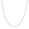 Thumbnail Image 1 of Round Solid Wheat Chain Necklace 14K White Gold 18" 1.05mm