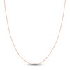 Thumbnail Image 1 of Round Solid Wheat Chain Necklace 14K Rose Gold 18" 1.05mm