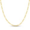 Thumbnail Image 0 of Solid Figaro Chain Necklace 14K Yellow Gold 24" 3.2mm