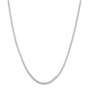 Thumbnail Image 1 of Round Solid Wheat Chain Necklace 14K White Gold 18" 1.25mm