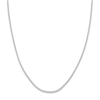 Thumbnail Image 1 of Solid Figaro Chain Necklace 14K White Gold 24" 1.55mm
