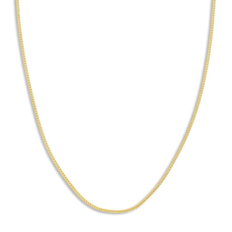 Main Image 1 of Solid Franco Chain Necklace 14K Yellow Gold 20" 1.55mm