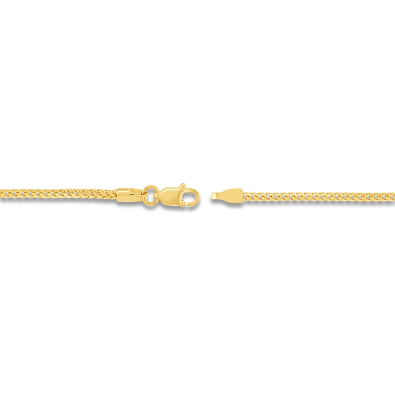 Main Image 3 of Solid Franco Chain Necklace 14K Yellow Gold 20" 1.55mm