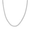 Thumbnail Image 1 of Solid Mariner Chain Necklace 14K White Gold 20" 3.7mm
