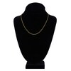 Thumbnail Image 4 of Round Solid Wheat Chain Necklace 14K Yellow Gold 18" 1.25mm