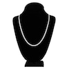 Thumbnail Image 4 of Solid Mariner Chain Necklace 14K White Gold 22" 3.7mm