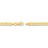 Thumbnail Image 3 of Solid Mariner Chain Necklace 14K Yellow Gold 18" 3.7mm