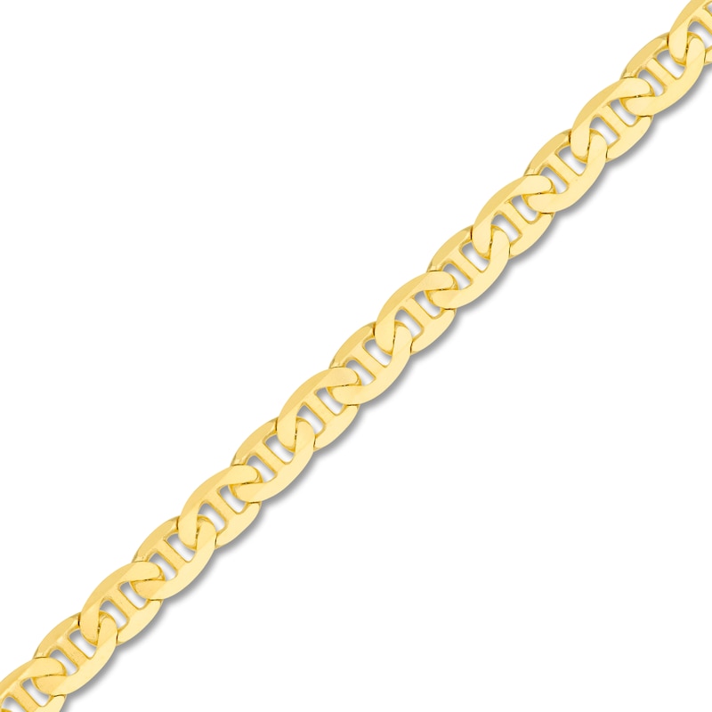 Main Image 2 of Solid Mariner Chain Necklace 14K Yellow Gold 20" 3.7mm