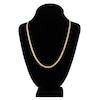 Thumbnail Image 4 of Solid Mariner Chain Necklace 14K Yellow Gold 22" 3.7mm