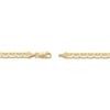 Thumbnail Image 3 of Solid Mariner Chain Necklace 14K Yellow Gold 24" 4.4mm