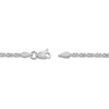 Thumbnail Image 3 of Diamond-Cut Solid Rope Chain Necklace 14K White Gold 18" 2.15mm