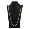 Thumbnail Image 4 of Solid Mariner Chain Necklace 14K Yellow Gold 30" 4.4mm