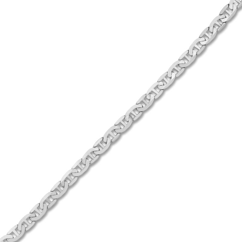 Main Image 2 of Solid Mariner Chain Necklace 14K White Gold 18" 5.6mm