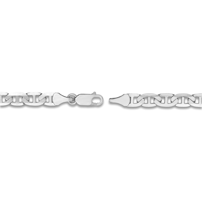 Main Image 3 of Solid Mariner Chain Necklace 14K White Gold 18" 5.6mm
