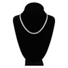 Thumbnail Image 4 of Solid Mariner Chain Necklace 14K White Gold 18" 5.6mm