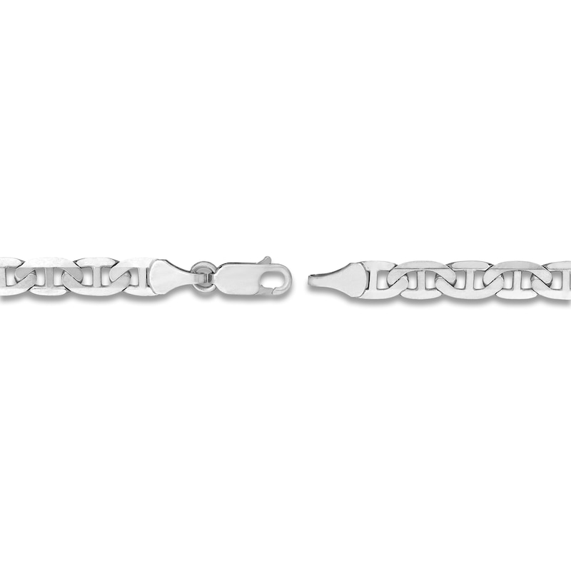 Main Image 3 of Solid Mariner Chain Necklace 14K White Gold 20" 5.6mm
