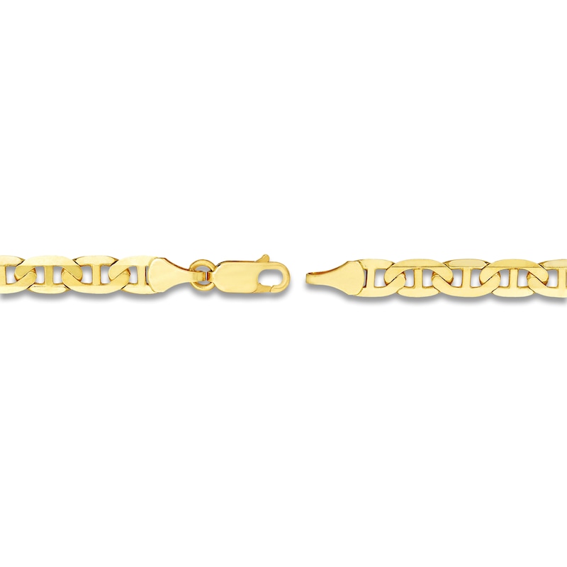 Main Image 3 of Solid Mariner Chain Necklace 14K Yellow Gold 18" 5.6mm