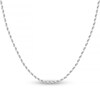 Thumbnail Image 0 of Diamond-Cut Solid Rope Chain Necklace 14K White Gold 22" 2.15mm