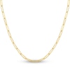 Thumbnail Image 1 of Solid Paperclip Chain Necklace 14K Yellow Gold 18" 3.9mm