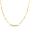 Thumbnail Image 1 of Hollow Paper Clip Chain Necklace 14K Yellow Gold 18" 3.8mm