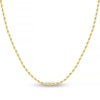 Thumbnail Image 1 of Diamond-Cut Solid Rope Chain Necklace 14K Yellow Gold 18" 2.15mm