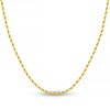 Thumbnail Image 1 of Diamond-Cut Solid Rope Chain Necklace 14K Yellow Gold 24" 2.15mm