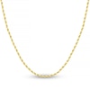 Thumbnail Image 1 of Diamond-Cut Solid Rope Chain Necklace 14K Yellow Gold 30" 2.15mm