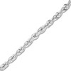 Thumbnail Image 2 of Diamond-Cut Solid Rope Chain Necklace 14K White Gold 18" 2.3mm