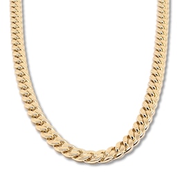 Cuban Link Necklace 14K Yellow Gold 24&quot;