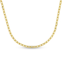 Cable Chain Necklace 14K Yellow Gold 22&quot;