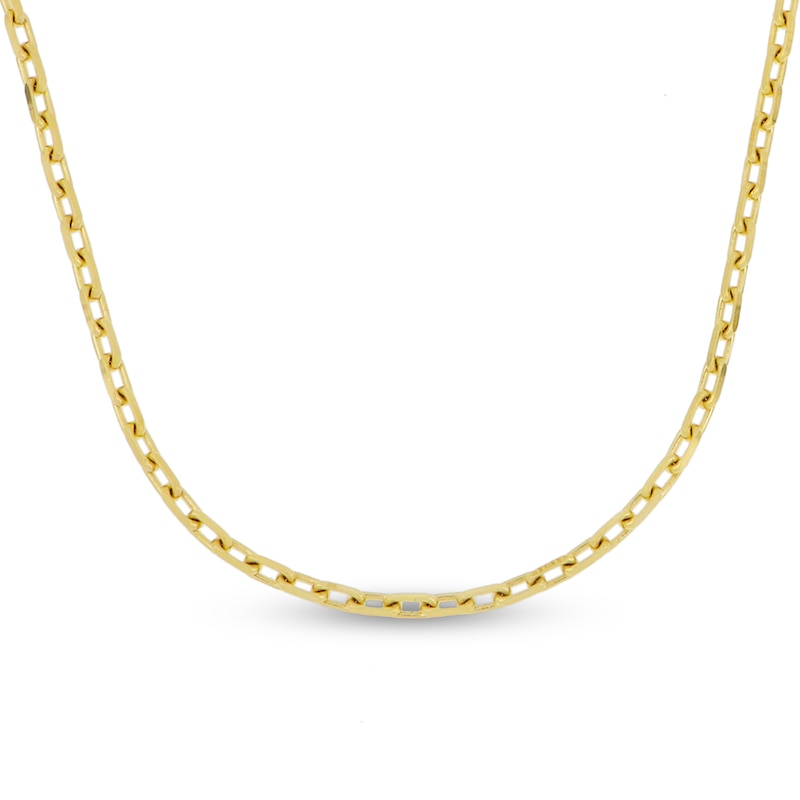 Main Image 1 of Solid Cable Chain Necklace 14K Yellow Gold 22" 2.7mm