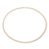 Thumbnail Image 0 of Pave Curb Link Necklace 14K Yellow Gold 22" 4.95mm