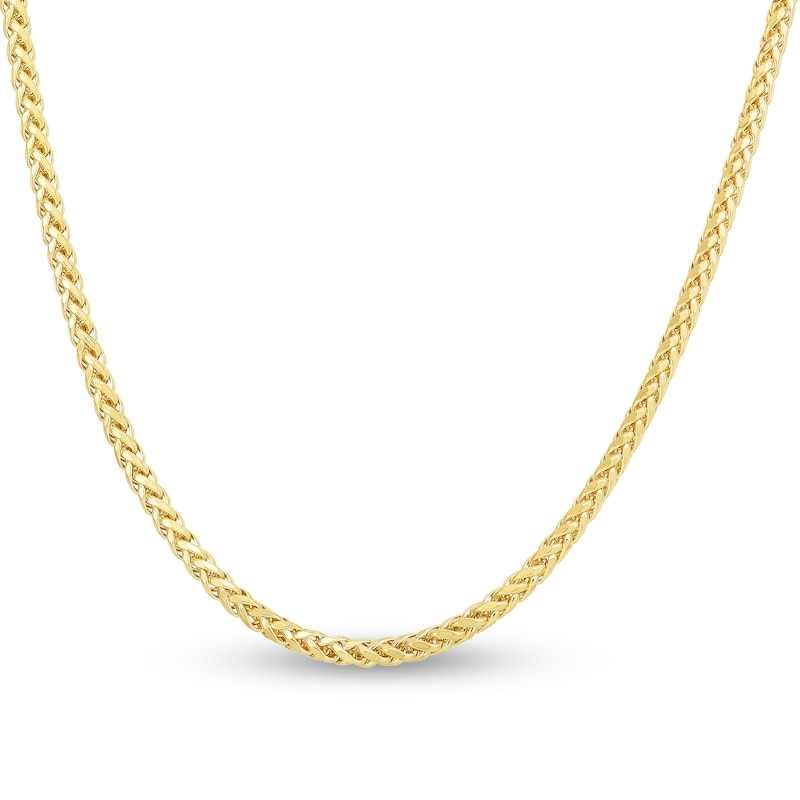 Main Image 1 of Semi-Solid Round Franco Chain Necklace 14K Yellow Gold 22" 4.1mm