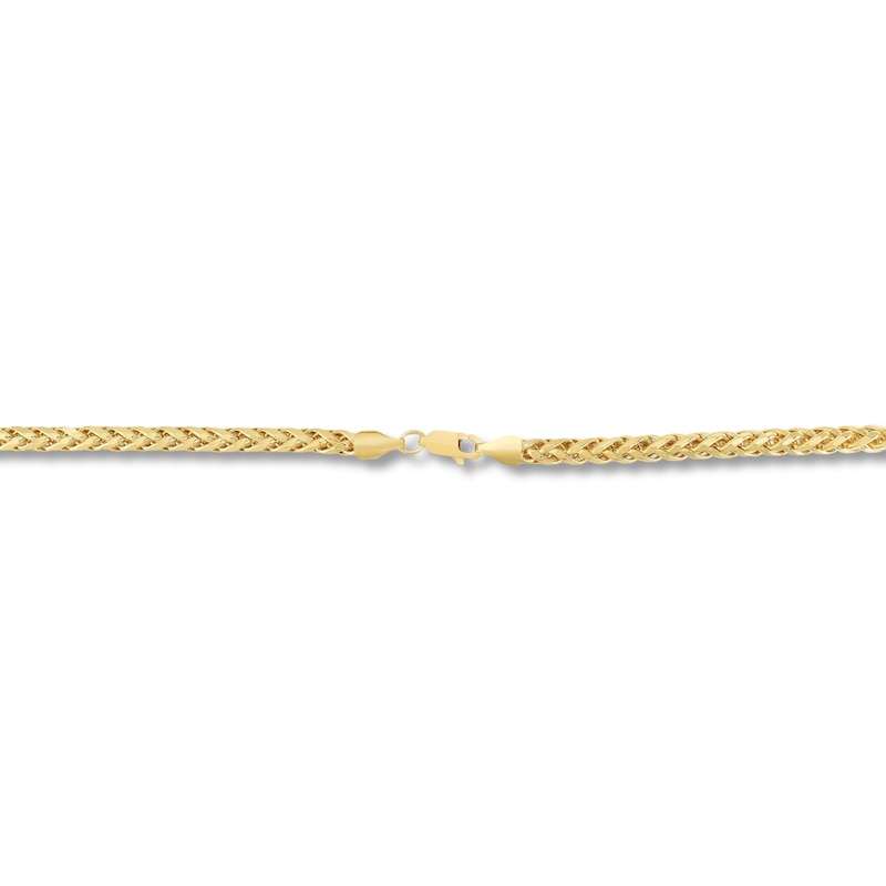 Main Image 2 of Semi-Solid Round Franco Chain Necklace 14K Yellow Gold 22" 4.1mm