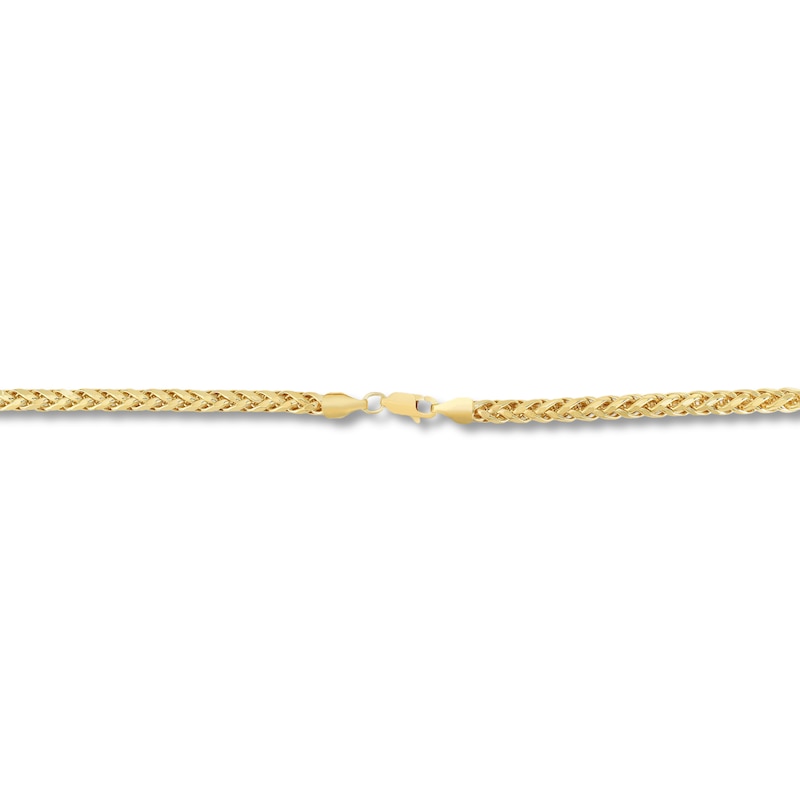 Main Image 2 of Semi-Solid Round Franco Chain Necklace 14K Yellow Gold 24" 4.1mm