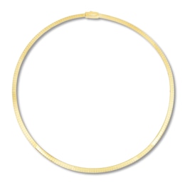 Omega Chain Necklace 14K Yellow Gold 16&quot;
