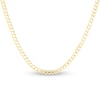 Thumbnail Image 0 of Solid Curb Chain Necklace 14K Yellow Gold 18" 2.6mm