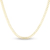 Thumbnail Image 1 of Solid Curb Chain Necklace 14K Yellow Gold 24" 2.6mm