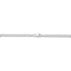 Thumbnail Image 2 of Solid Curb Chain Necklace 14K White Gold 16" 2.6mm