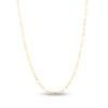 Thumbnail Image 1 of Solid Figaro Chain Necklace 14K Yellow Gold 16" 2.8mm