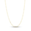Thumbnail Image 0 of Solid Figaro Chain Necklace 14K Yellow Gold 24" 2.8mm