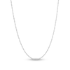 Thumbnail Image 1 of Semi-Solid Singapore Chain Necklace Sterling Silver 20" 1.8mm