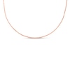 Thumbnail Image 1 of Solid Box Chain Necklace 14K Rose Gold 22" Adjustable 0.79mm